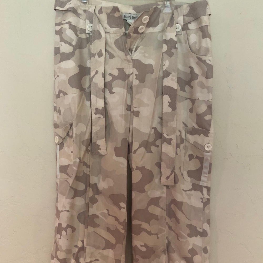 Vintage White House/black Market 100% silk crop